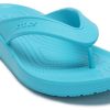 Tongs d&rsquo;extérieur décontractées et légères Crocs Kadee, bleu ciel, 206119-4SL
