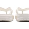 Tongs d&rsquo;été Crocs Kadee blanches unisexes 206119-100