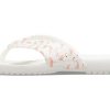 Tongs d&rsquo;été Crocs Kadee (femmes) blanches 206190-6J0