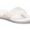 Tongs d&rsquo;été Crocs Kadee (femmes) blanches 206190-6J0