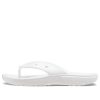 Tongs décontractées Crocs Classic Crocs Flip unisexes blanches 207713-100