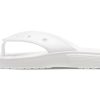 Tongs décontractées Crocs Classic Crocs Flip unisexes blanches 207713-100