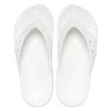 Tongs décontractées Crocs Classic Crocs Flip unisexes blanches 207713-100