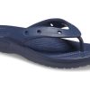 Tongs décontractées Crocs Classic Crocs Flip unisexes bleu marine 207713-410