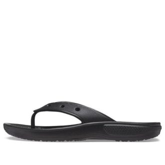 Tongs décontractées Crocs Classic Crocs Flip unisexes noires 207713-001