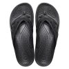Tongs décontractées Crocs Classic Crocs Flip unisexes noires 207713-001