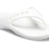 Tongs décontractées minimalistes Crocs Baya blanches 11999-100