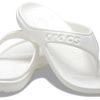 Tongs décontractées minimalistes Crocs Baya blanches 11999-100