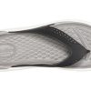 Tongs de plage Crocs LiteRide, noir et gris, 205182-05M