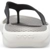 Tongs de plage Crocs LiteRide, noir et gris, 205182-05M