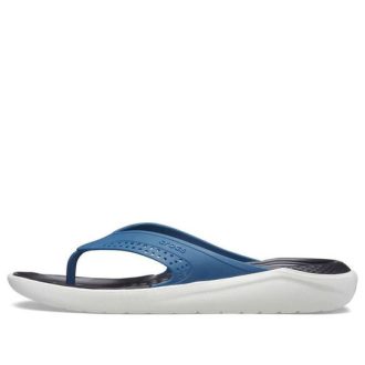 Tongs de plage Crocs LiteRide Outdoor Noir Bleu 205182-4SB