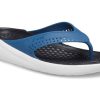 Tongs de plage Crocs LiteRide Outdoor Noir Bleu 205182-4SB