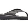 Tongs de plage minimalistes Crocs LiteRide, gris foncé, 205182-0DD