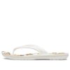 Tongs imprimées Crocs Crocband « Blanc Tan » 205943-94S