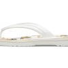 Tongs imprimées Crocs Crocband « Blanc Tan » 205943-94S
