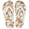 Tongs imprimées Crocs Crocband « Blanc Tan » 205943-94S