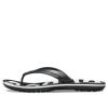 Tongs imprimées Crocs Crocband, noir et blanc, 205943-066