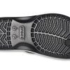 Tongs imprimées Crocs Crocband, noir et blanc, 205943-066