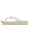 Tongs à plateforme classiques Crocs (femmes) (beige) 207714-2Y2