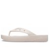 Tongs à plateforme classiques Crocs (femmes) « Blanc » 207714-6UR