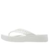 Tongs à plateforme Crocs Baya (femmes) « Blanc » 208395-100