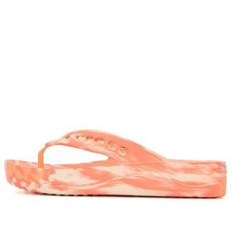 Tongs à plateforme Crocs Baya (femmes) « Orange » 208462-83F