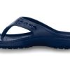 Tongs plates Crocs Baya Light Cozy, bleu foncé, 11999-410