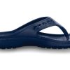 Tongs plates Crocs Baya Light Cozy, bleu foncé, 11999-410
