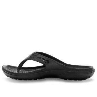 Tongs plates Crocs Baya noires 11999-001