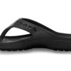Tongs plates Crocs Baya noires 11999-001