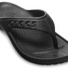 Tongs plates Crocs Baya noires 11999-001