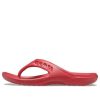 Tongs plates décontractées minimalistes Crocs Baya, rouges, 11999-6EN