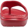 Tongs plates décontractées minimalistes Crocs Baya, rouges, 11999-6EN