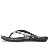 Tongs saisonnières Crocs Kadee II (femmes) « Tropical Floral Black » 205635-98F