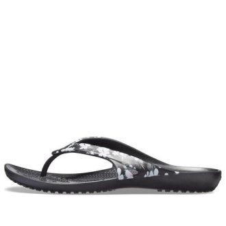 Tongs saisonnières Crocs Kadee II (femmes) « Tropical Floral Black » 205635-98F