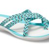 Tongs tricotées Crocs (femmes) Bleu Blanc 205728-4DY