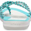 Tongs tricotées Crocs (femmes) Bleu Blanc 205728-4DY