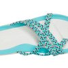 Tongs tricotées Crocs (femmes) Bleu Blanc 205728-4DY