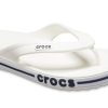 Tongs unisexes Crocs Bayaband blanc bleu « Blanc Bleu » 205393-126
