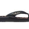 Tongs unisexes Crocs Classic Animal, imprimé léopard, « Black Leopard », 207872-0CU