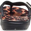 Tongs unisexes Crocs Classic Animal, imprimé léopard, « Black Leopard », 207872-0CU